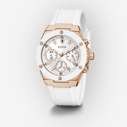 Picture of Guess 女士白色橡胶运动腕表